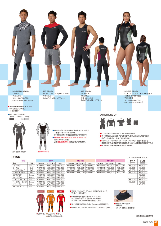 Wetsuits 2021SS-ウェットスーツ- | MAXIM CRAFTSUITS （マキシム